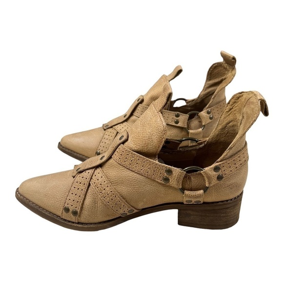 ANTHROPOLOGIE MATISSE Leather Pointed Toe Ankle Booties - Picture 10 of 15